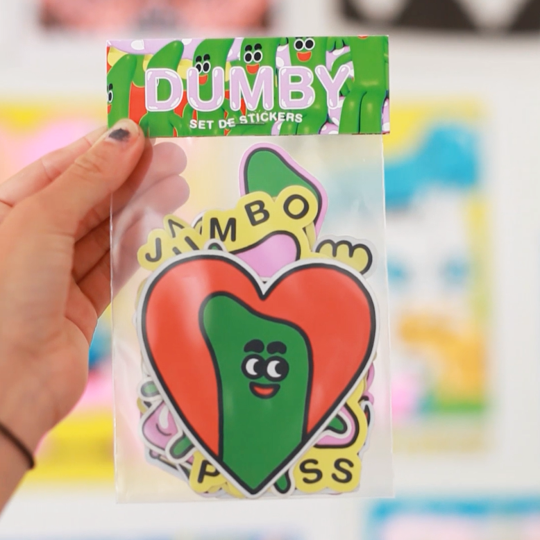 Colección de diseños impresos